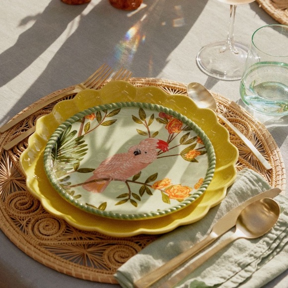 Beatriz Yellow Dinner Plates - Picture 2 of 6